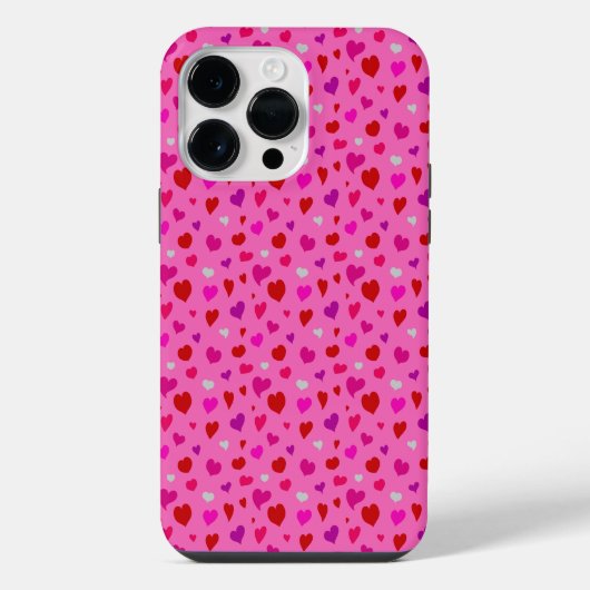 Coque Pour Pour iPhone 14 Pro Max Saint-Valentin Rose (Verso)