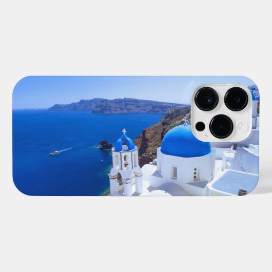 Coque Pour Pour iPhone 14 Pro Max Santorin (Verso Horizontal)