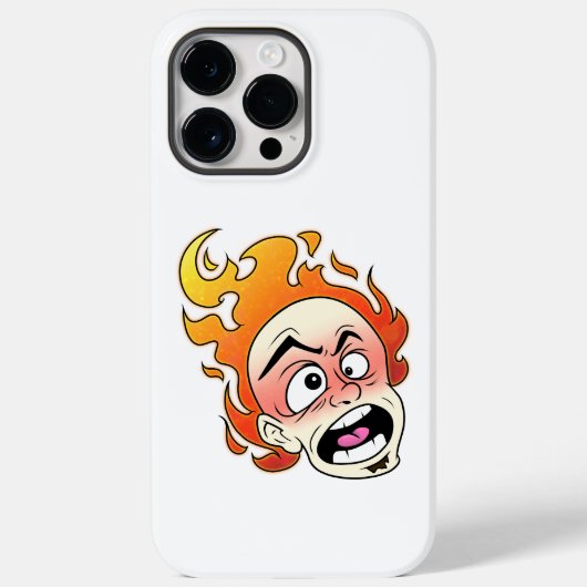 Coque Pour Pour iPhone 14 Pro Max Scovillelicous Fire Head iPhone / coque ipad (Verso)