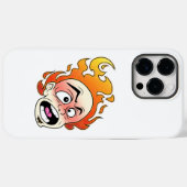 Coque Pour Pour iPhone 14 Pro Max Scovillelicous Fire Head iPhone / coque ipad (Verso (horizontal))