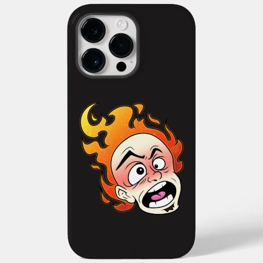 Coque Pour Pour iPhone 14 Pro Max Scovillelicous Fire Head iPhone / coque ipad (Verso)