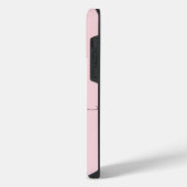 Coque Pour Pour iPhone 14 Pro Max Script moderne élégant Blush rose Monogramme initi (Côté gauche)