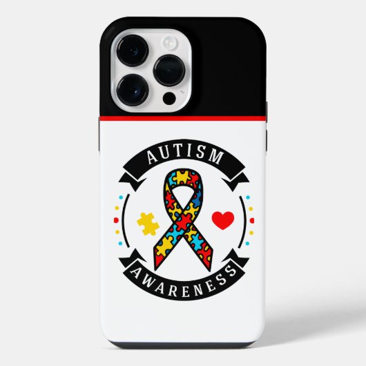Coque Pour Pour iPhone 14 Pro Max Sensibilisation à l'autisme - (Verso)