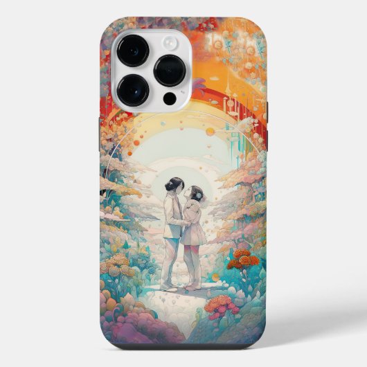 Coque Pour Pour iPhone 14 Pro Max Son Amour, Son Chemin (Verso)