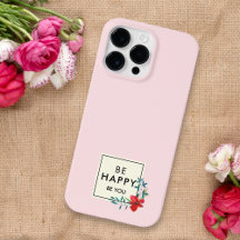 Soyez Happy Cute Floral Delicate Poppy Bloom Art R