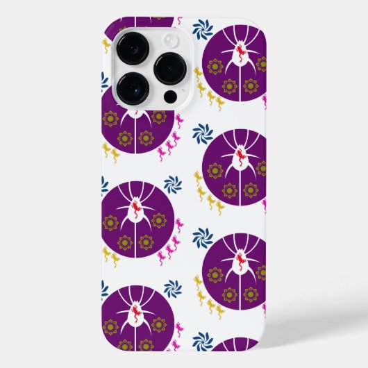 Coque Pour Pour iPhone 14 Pro Max style somptueux (Verso)