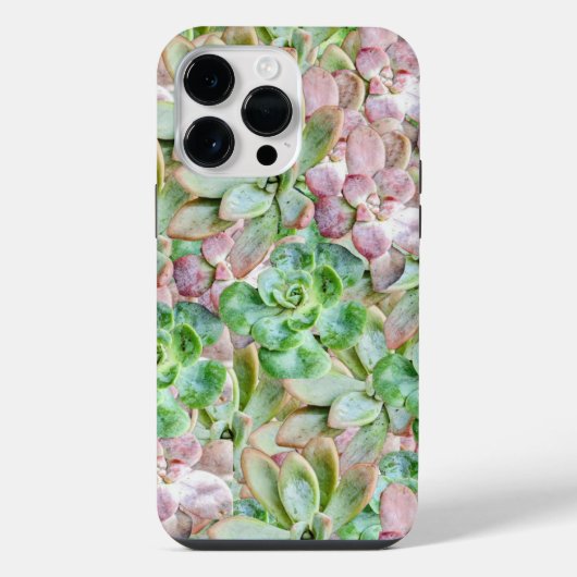 Coque Pour Pour iPhone 14 Pro Max Succulente Colorée (Verso)