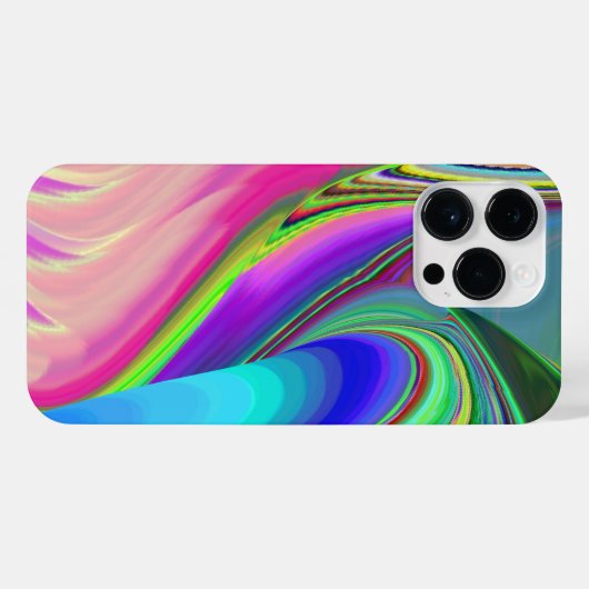 Coque Pour Pour iPhone 14 Pro Max Summerfeel, Rainbowart 3D Abstrait (Verso Horizontal)