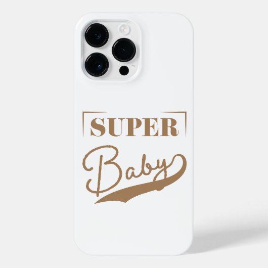 Coque Pour Pour iPhone 14 Pro Max Super bébé (Verso)