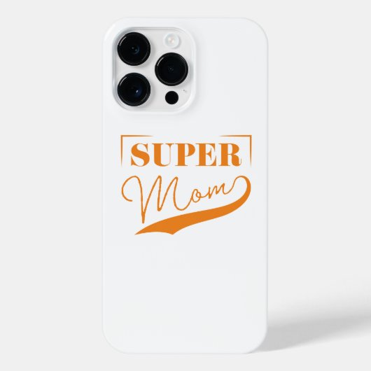 Coque Pour Pour iPhone 14 Pro Max Super Maman (Verso)