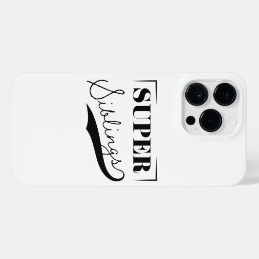Coque Pour Pour iPhone 14 Pro Max Super sibling (Verso Horizontal)