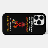 Coque Pour Pour iPhone 14 Pro Max SUPERHERO...Pompier (Verso Horizontal)
