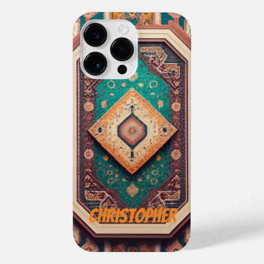 Coque Pour Pour iPhone 14 Pro Max Tapis perse (Verso)