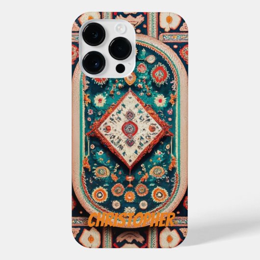 Coque Pour Pour iPhone 14 Pro Max Tapis perse (Verso)