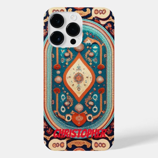 Coque Pour Pour iPhone 14 Pro Max Tapis perse (Verso)