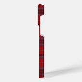 Coque Pour Pour iPhone 14 Pro Max Tartan MacTavish rouge et bleu plaid (Côté gauche)