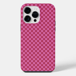 Coque Pour Pour iPhone 14 Pro Max Tartan rose