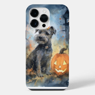 Coque Pour Pour iPhone 14 Pro Max Terrier de la baie de Chesapeake Halloween avec ci