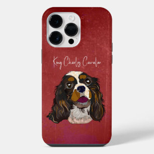 Coque Pour Pour iPhone 14 Pro Max Tête Laide Cavalier King Charles