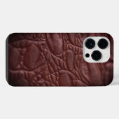 Coque Pour Pour iPhone 14 Pro Max Texture de cuir classe (Verso Horizontal)