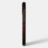 Coque Pour Pour iPhone 14 Pro Max Texture de cuir classe (Côté gauche)