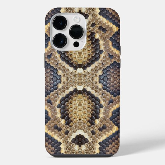 Coque Pour Pour iPhone 14 Pro Max Texture de la peau du reptile Cod.06 (Verso)