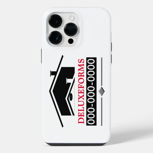 Coque Pour Pour iPhone 14 Pro Max Toit Noir (Verso)