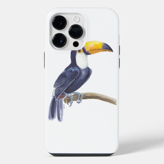 Coque Pour Pour iPhone 14 Pro Max Toucan, oiseau tropical (Verso)