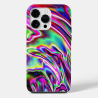 Tourbillons néon Art numérique multicolore