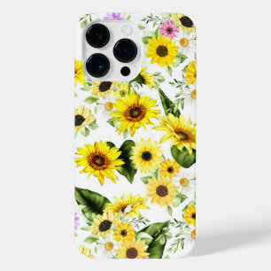 Coque Pour Pour iPhone 14 Pro Max Tournesol d'aquarelle 7