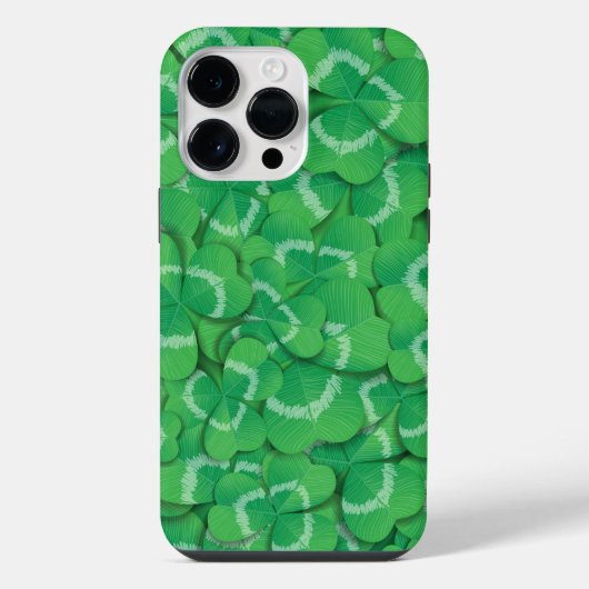 Coque Pour Pour iPhone 14 Pro Max Trèfles (Verso)