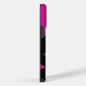 Coque Pour Pour iPhone 14 Pro Max Triangles en rose, violet, bleu et noir (Côté droit)