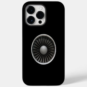 Coque Pour Pour iPhone 14 Pro Max Turbine à ventilateur de moteur à réaction