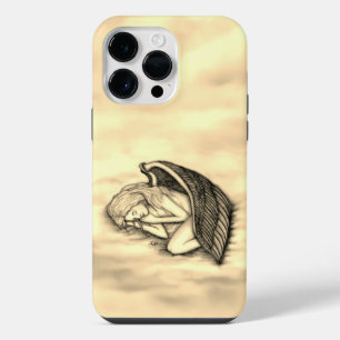 Coque Pour Pour iPhone 14 Pro Max Un ange endormi sur les nuages du ciel