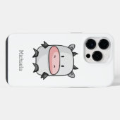 Coque Pour Pour iPhone 14 Pro Max Vache de dessin animé mignonne (Verso Horizontal)