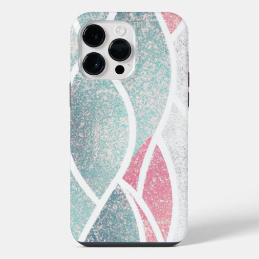 Coque Pour Pour iPhone 14 Pro Max Vagues abstraites de la côte/plage (Verso)