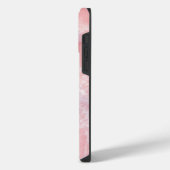 Coque Pour Pour iPhone 14 Pro Max Vagues de l'océan rose blush (Côté gauche)