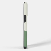 Coque Pour Pour iPhone 14 Pro Max Vagues simples en vert (Côté droit)