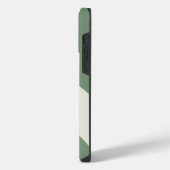Coque Pour Pour iPhone 14 Pro Max Vagues simples en vert (Côté gauche)