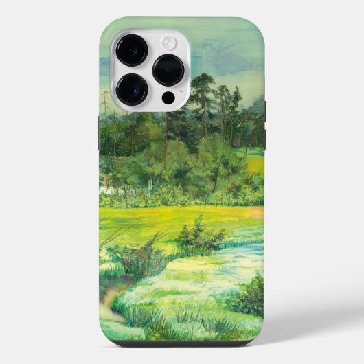Coque Pour Pour iPhone 14 Pro Max vallée verte (Verso)