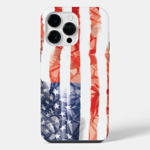 Coque Pour Pour iPhone 14 Pro Max Vieux drapeau américain froissé
