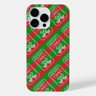 Coque Pour Pour iPhone 14 Pro Max Vilain pull motif sonnettes Joyeux fils Xmas