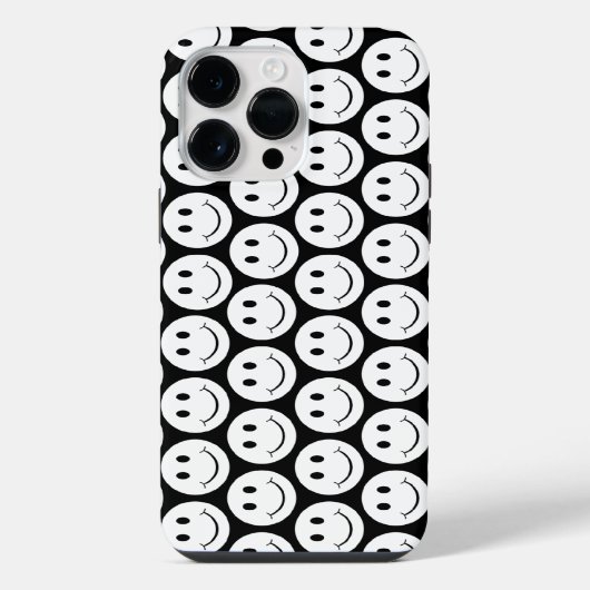 Coque Pour Pour iPhone 14 Pro Max Visage Joyeux (Verso)