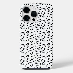 Coque Pour Pour iPhone 14 Pro Max Zones Dalmatiennes Imprimer Motif Noir Et Blanc