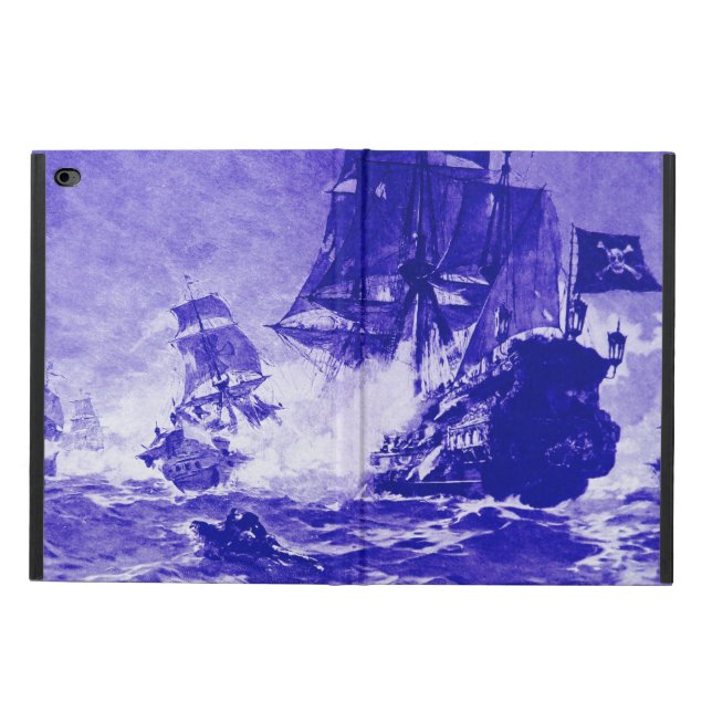 Coque Powis iPad Air 2 BATAILLE DE BATEAU EN bleu (Extérieur)