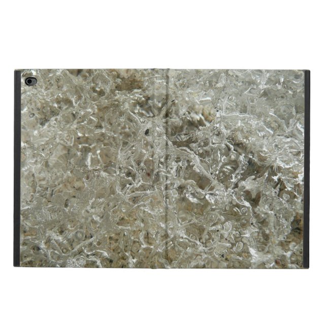 Coque Powis iPad Air 2 Glace glaciaire Texture nature Abstraite (Extérieur)