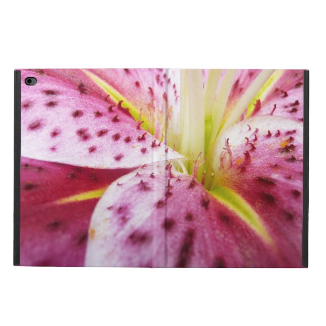 Coque Powis iPad Air 2 Stargazer Lily brillant Magenta Floral (Extérieur)