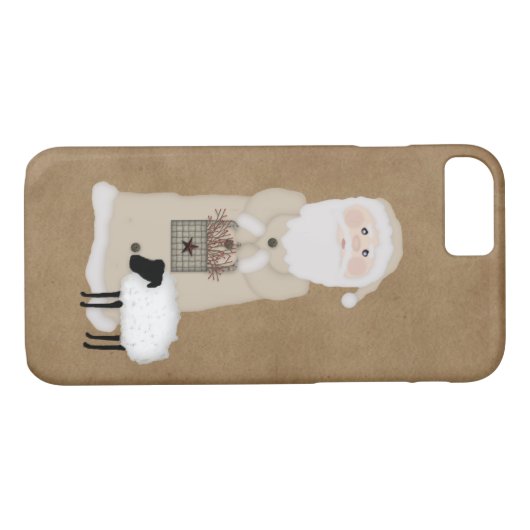 Coque principal Père Noël iPhone 7 (Dos (Horizontal))