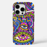 Coque psychédélique de champignons tourbillon iPho