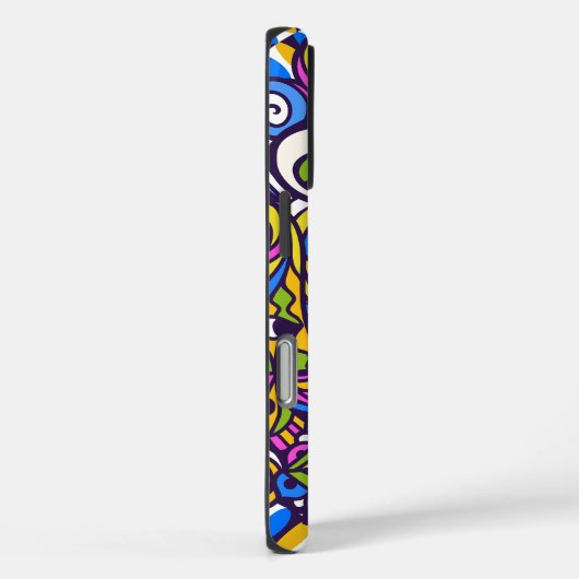 Coque psychédélique de champignons tourbillon iPho (Verso / Droite)